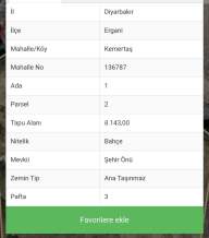 Diyarbakır Erganide 8143 M2 Satılık Müstakil Bahçe