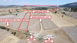 Kütahya Altıntaş Karaağaç Köyü 2633 M2 Satılık Tarla