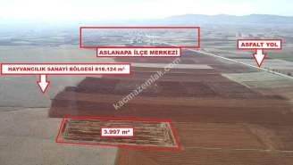 Kütahya Aslanapa Cumhuriyet' De 3997 M2 Satılık Tarla