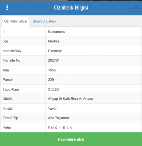 Kastamonu Merkez Kat Karşılıgı Arsa