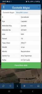 Çanakkale Lapseki Çardak Satılık Villa Arsası