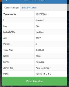 Şile Kadıköy De Satılık Arazi 9