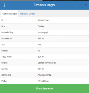 Kastamonu Daday Hasan Şeyh Köyünden Satılık Arsa 2