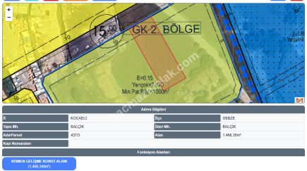 Balçık'da 1079 M2 Gelişme Konut Alanında Fırsat Arsa 2