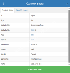 Niğde Bor Kemerhisar Tepe 5230M2 Merkezde Satılık Bağ 8