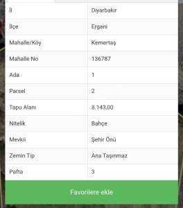 Diyarbakır Erganide 8143 M2 Satılık Müstakil Bahçe 1