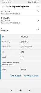 Isparta Merkez Yakaören Köyü Lagus Mah. Satılık Arsa 1