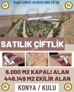 Kulu Bahadırlı Mahallesinde Satılık Çiftlik 452.149 M2 1