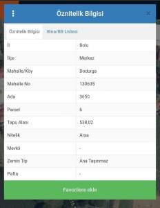 Bolu Dodurga'da Satılık Arsa 2