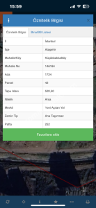 Ataşehir 520,50 M2 Olan Arsanın 61.96 M2 Si Satılık 18