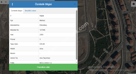 Niğde Merkez Efendibey Mah Ana Yola/Cadde Satılık Arsa 4