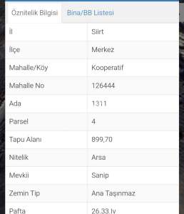 Siirt Merkez Kelepir Fiyata İmarlı Arsa 2