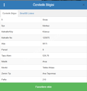Sivas Satılık Arsa Kılavuz Mah 529 M² Konut İmarlı 1