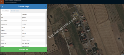 Tekirdağ Şarköy Camiikebir Mah. Satılık Konut Arsası 5