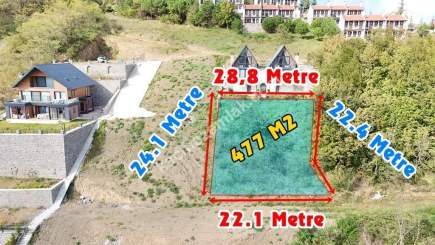 Trabzon Akçaabat Helvacıda Satılık 477 M2 Arsa 2