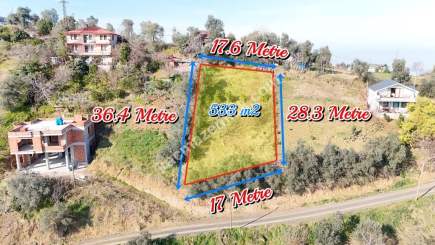 Trabzon Akçaabat Yeni Mahallede Satılık 533 M2 Arsa 2