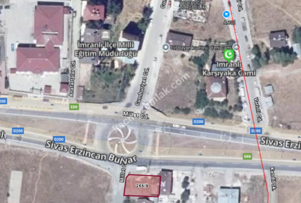 Sivas Satılık Arsa- İmranlı Karşıyaka Mah. Ticari-Konut 3