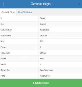 Sivas Satılık Arsa- İmranlı Karşıyaka Mah. Ticari-Konut 7