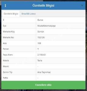 Bursa Mustafakemalpaşa Sünlük' De 2159 M2 Satılık Tarl 4