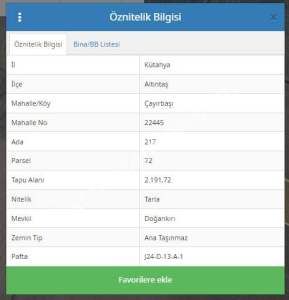Kütahya Altıntaş Çayırbaşıköyü 2192 M2 Satılık Tarla 4