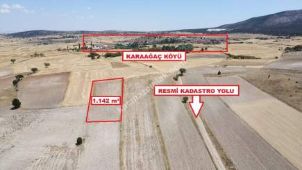 Kütahya Altıntaş Karaağaç' Da 1142 M2 Satılık Tarla 5