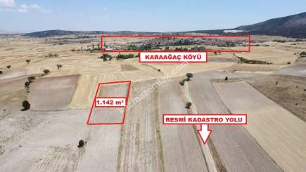 Kütahya Altıntaş Karaağaç' Da 1142 M2 Satılık Tarla 10