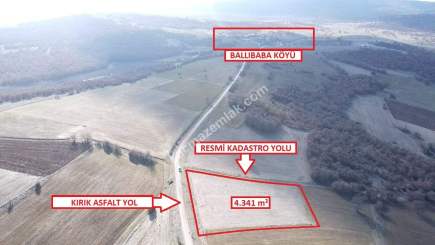 Kütahya Aslanapa Ballıbaba' Da 4340 M2 Satılık Arsa 2