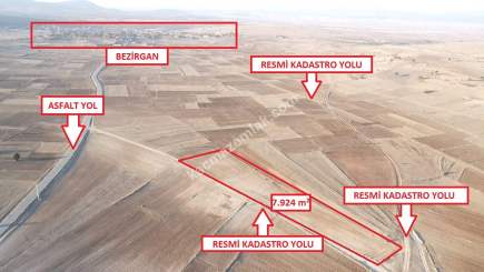 Kütahya Aslanapa Bezirgan'da 7924M2 Satılık Tarla 8