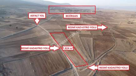 Kütahya Aslanapa Bezirgan'da 7924M2 Satılık Tarla 6