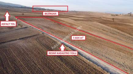 Kütahya Aslanapa Bezirgan'da 7924M2 Satılık Tarla 4