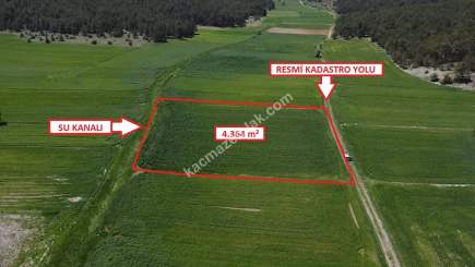 Proje Bölgesi Aslanapa'da 4.364M² Satılık Arazi 20