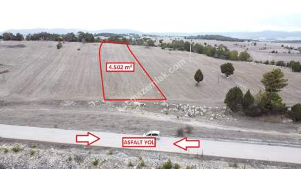 Kütahya Aslanapa Çamırdık' Da 4502 M2 Satılık Tarla 3