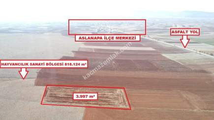 Kütahya Aslanapa Cumhuriyet' De 3997 M2 Satılık Tarla 4