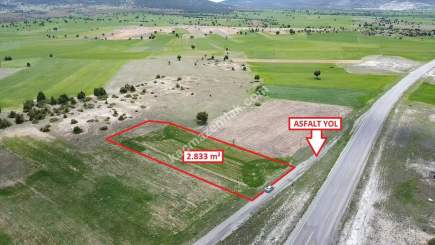 Kütahya Merkez Doğalar'da 2833M2 Satılık Tarla 17