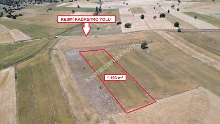 Kütahya Merkeze 13Km! Uluköyde 1.193M² Satılık Tarla 10