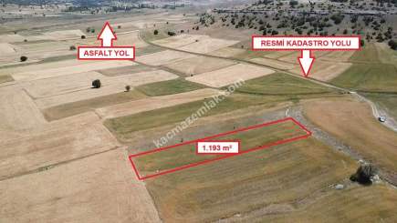 Kütahya Merkeze 13Km! Uluköyde 1.193M² Satılık Tarla 4