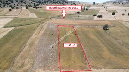 Kütahya Merkeze 13Km! Uluköyde 1.193M² Satılık Tarla 5
