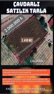 Afyon Çavdarlı Da Satılık Tarla