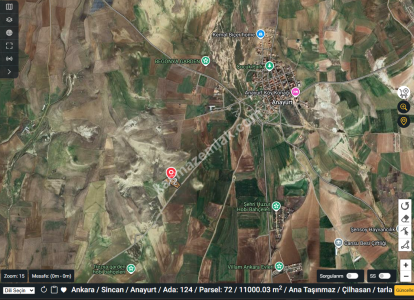 Ankara Sıncan Anayurt Satılık 275 M2 Tarla 6