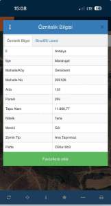 Manavgat Denizkentte Denize 700M Mesafede Satılık Tarla 1