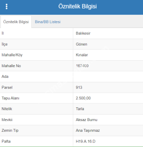 Gönen Kınalar Köyü, 2.500 M2, Satılık Arsa 3