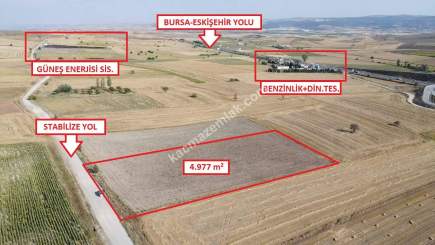 Bozüyük Osb'ye Ve Bursa Yoluna Yakın Yola Cephe 4977M2 4