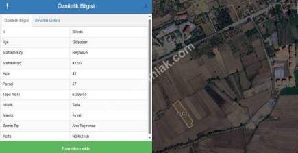 Gölpazarı Mücavir Alanında 6.356 M2 Satılık Tarla 3