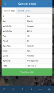 Bolu Göynük Kayabaşı Satılık Tarla 2