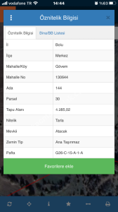 Bolu Merkez Gövemköyde Satılık Tarla 2