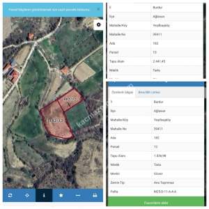 Burdur Ağlasun Yeşilbaşköy 2 Tapu Satılık
