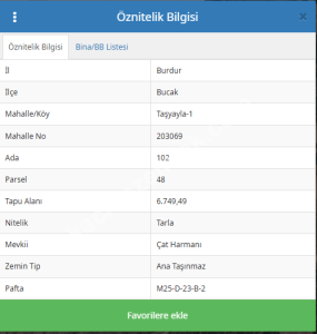 Burdur Bucak Taşyayla'da Satılık 6750 M2 Tarla 2