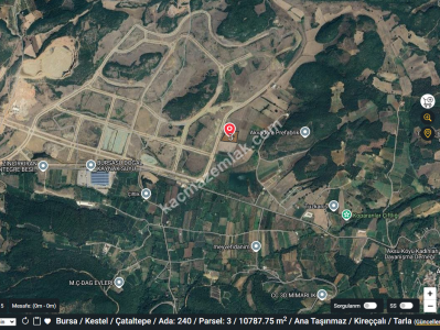 Bursa Kestel Çataltepe Sanayi Sınırında 1341 M2 Satılık 2