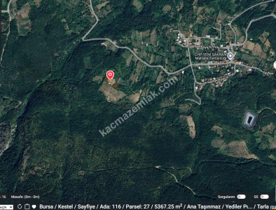 Bursa Kestel Sayfiyede Uludağın Eteği Satılık Tarla 2