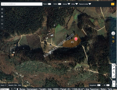 Bursa Osmangazi Tuzaklı Köyün De Satılık Tarla 11046M2 3